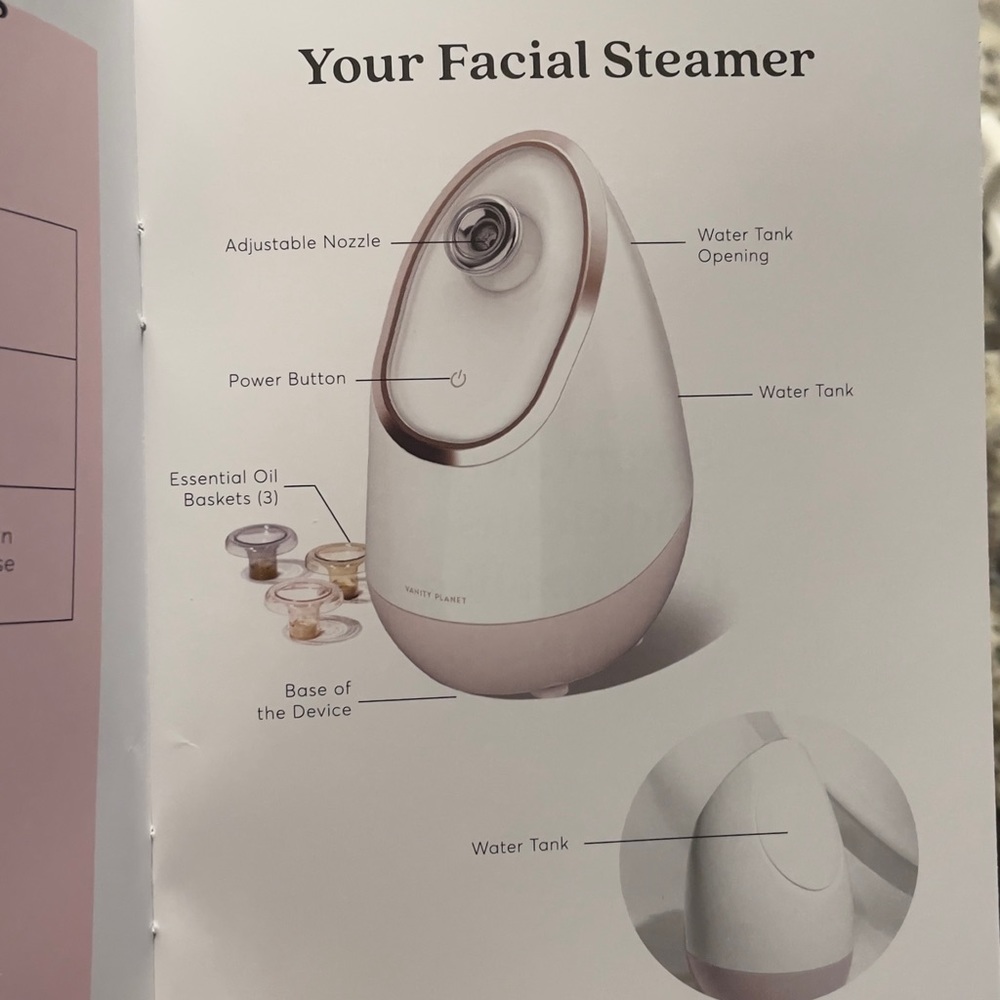 Vanity planet facial steamer